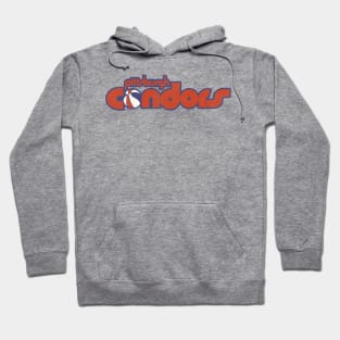 Retro Defunct Pittsburgh Condors Basketball Hoodie